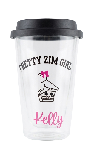 Pretty Zim Girl Travel Cup coffee cup