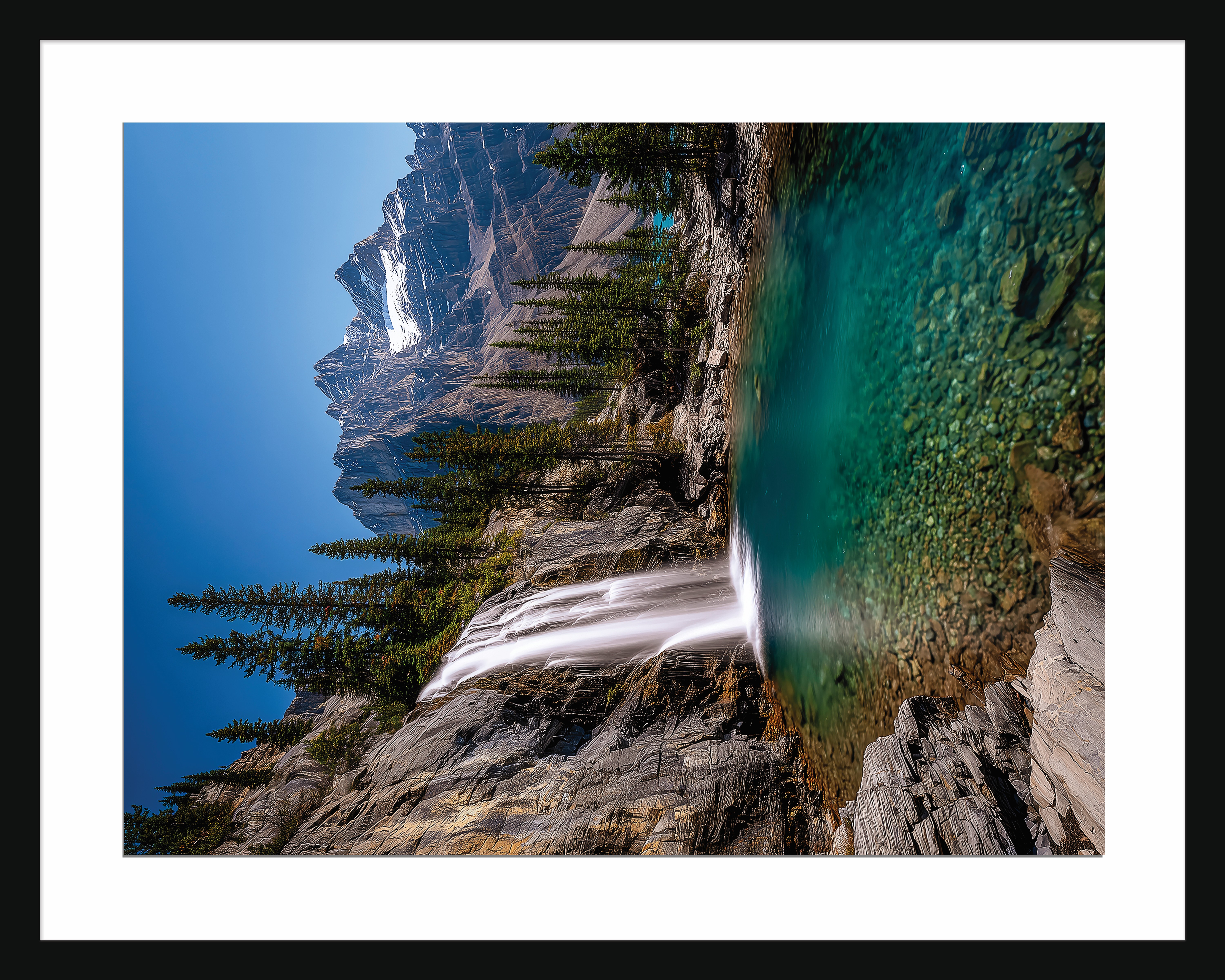 Waterfall at Mountain Lake