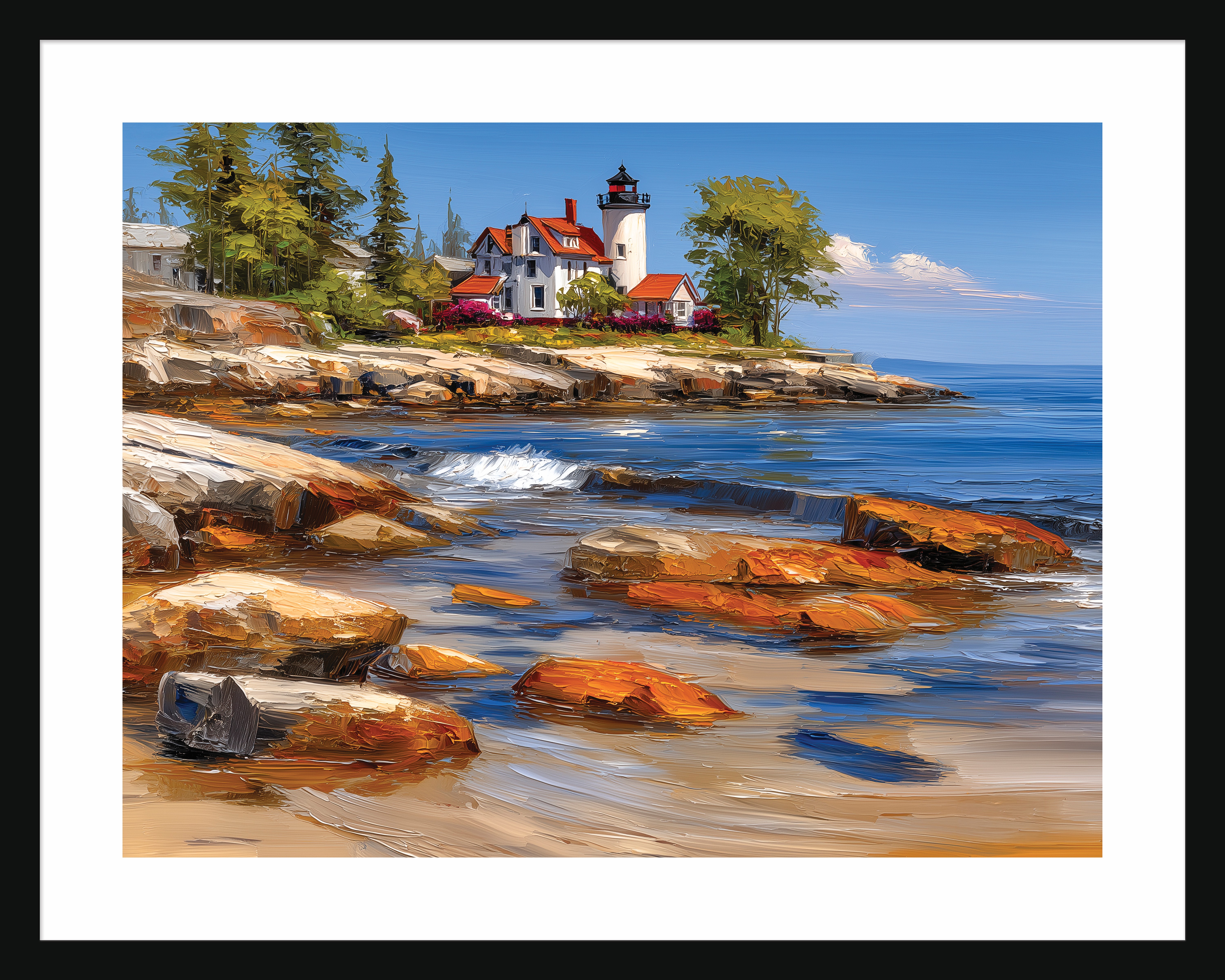 Curtis Island Lighthouse Art Print