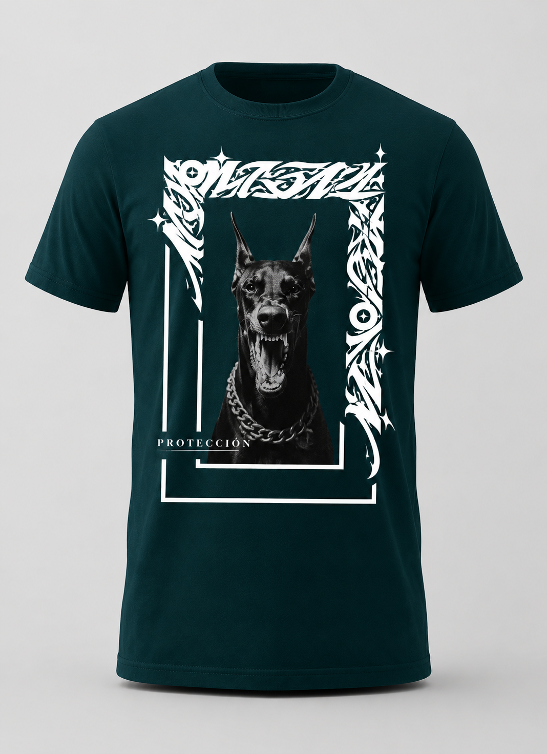 Camiseta Memorial Black Doberman Verde