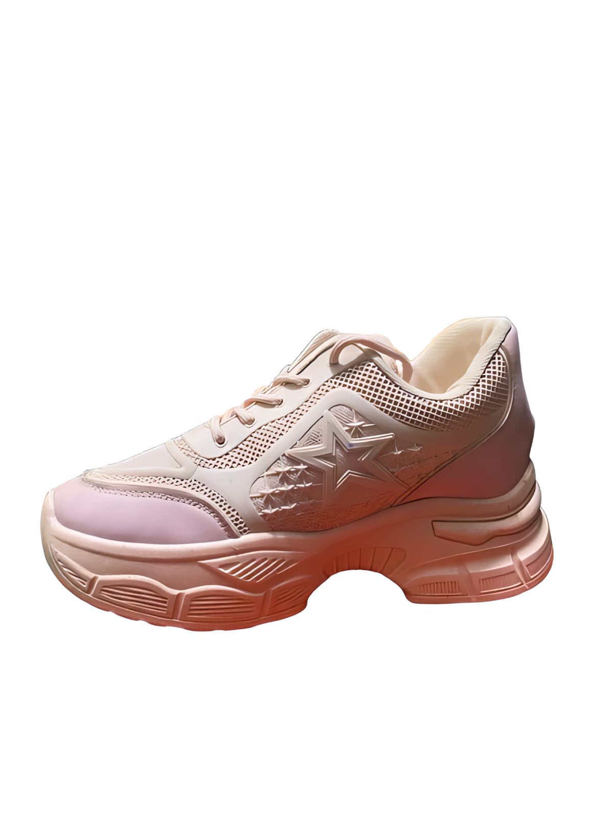 Nova Blush Star Chunky Trainers