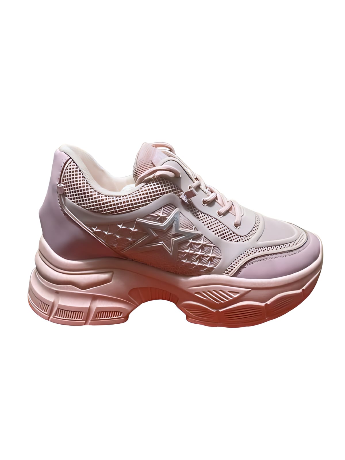 Nova Blush Star Chunky Trainers