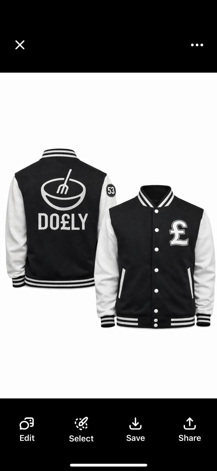 DO£LY Varsity Jacket