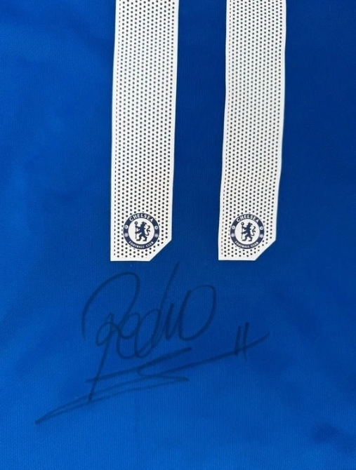 Maillot Chelsea FC dédicacé par Pedro