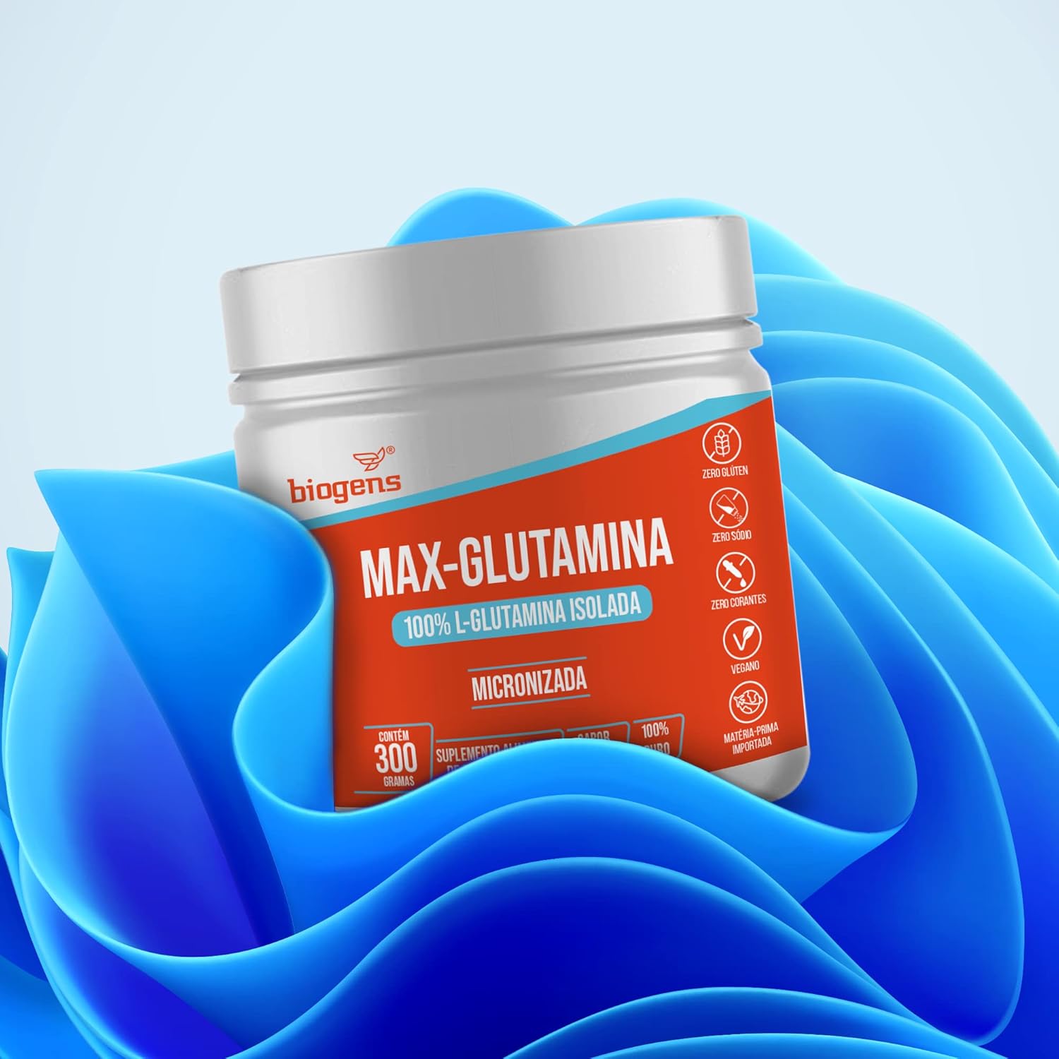 Max Glutamina, L-Glutamina 100% Isolada Micronizada