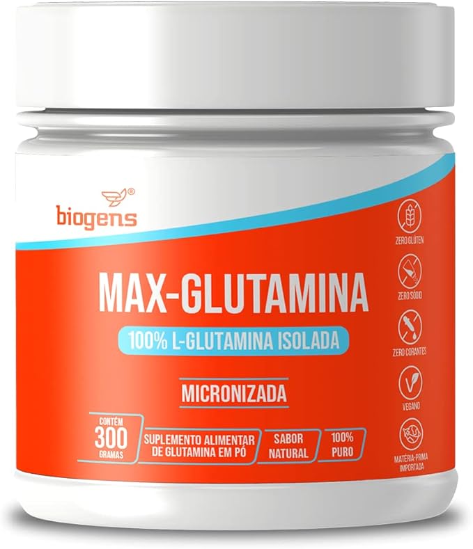 Max Glutamina, L-Glutamina 100% Isolada Micronizada