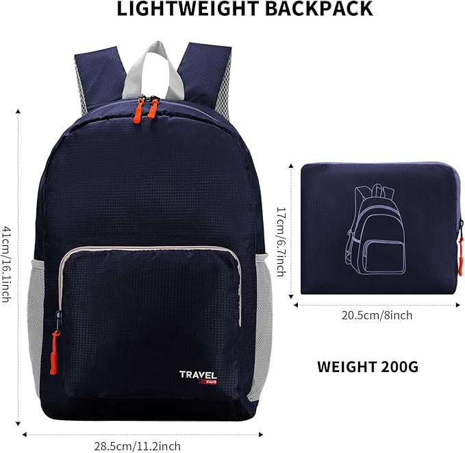 Mochila plegable 20 L, TRAVEL 