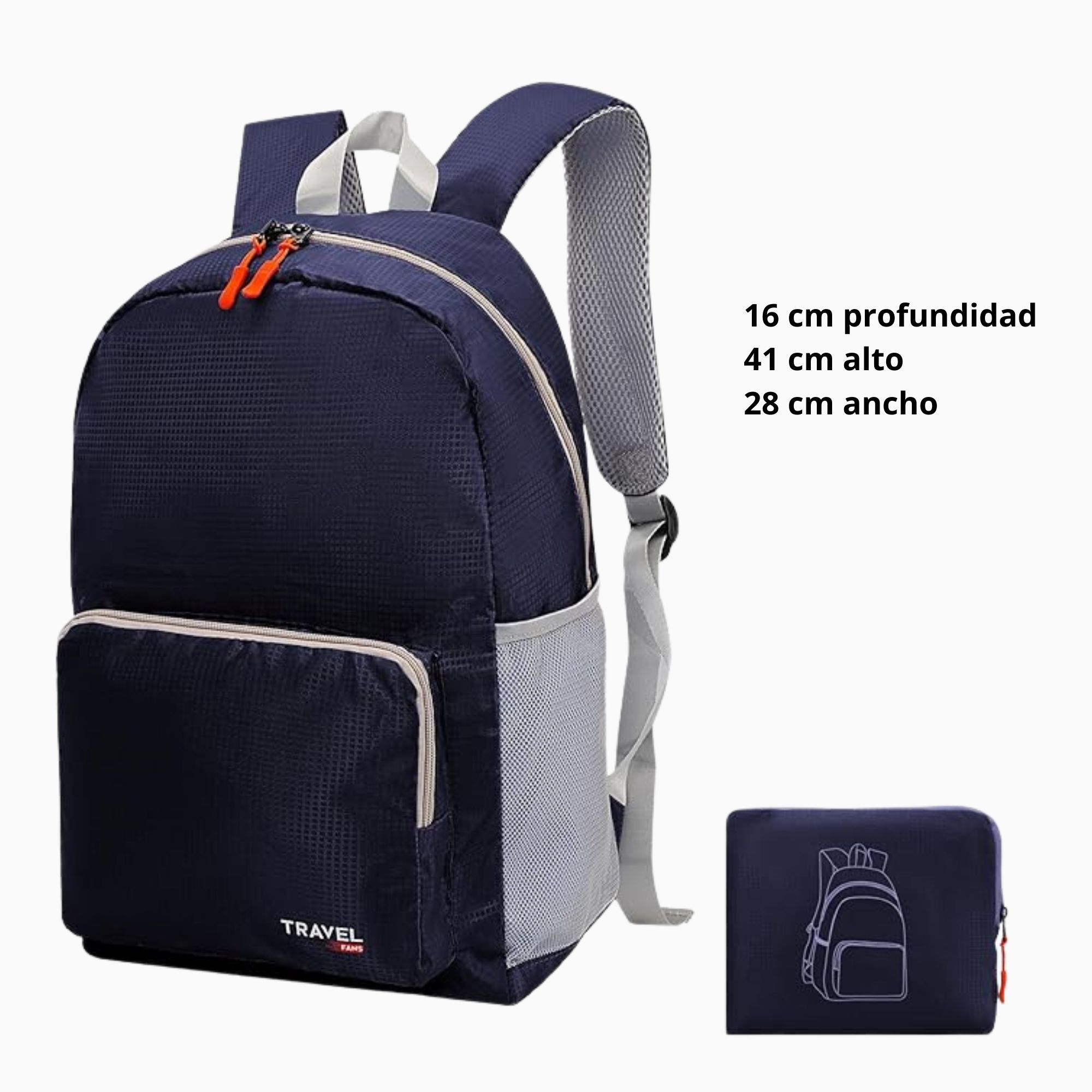 Mochila plegable 20 L, TRAVEL 