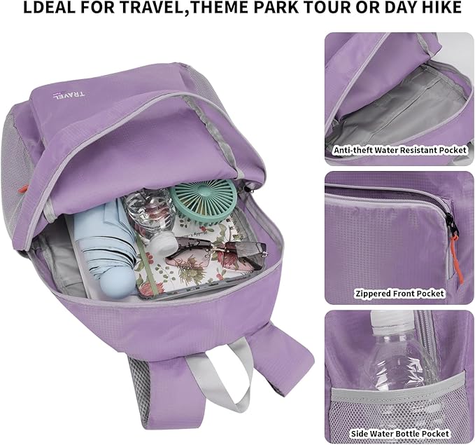 Mochila plegable 20 L, TRAVEL 