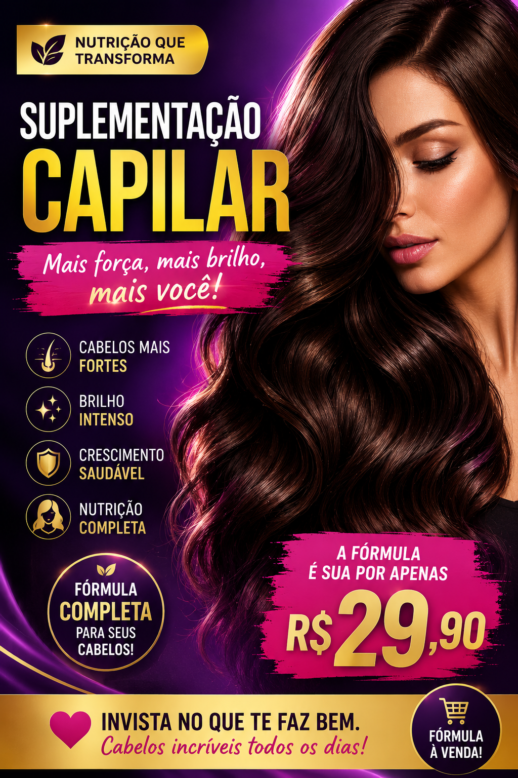 Fórmula de Suplementação Capilar