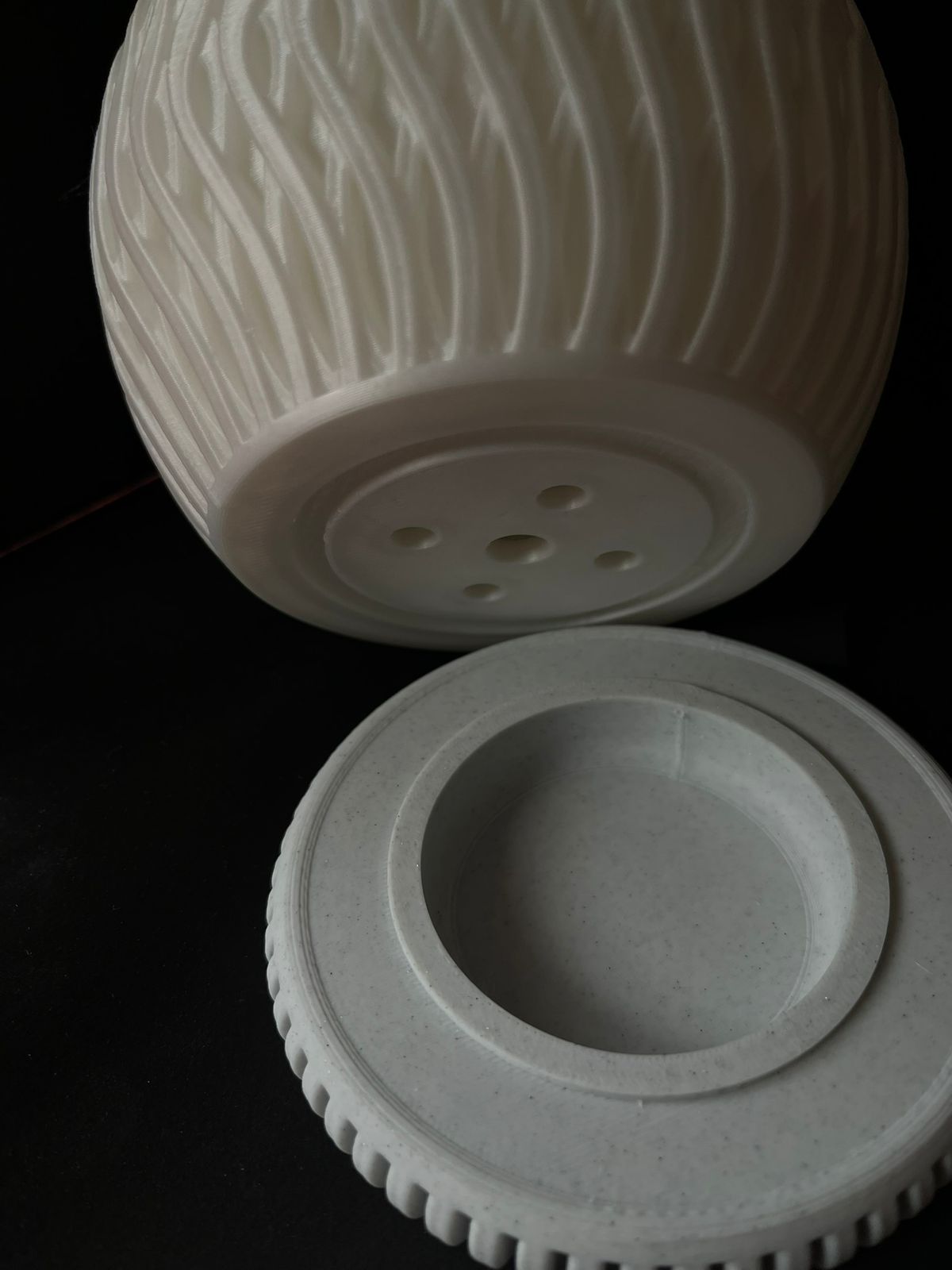 Maceta Decorativa Blanca