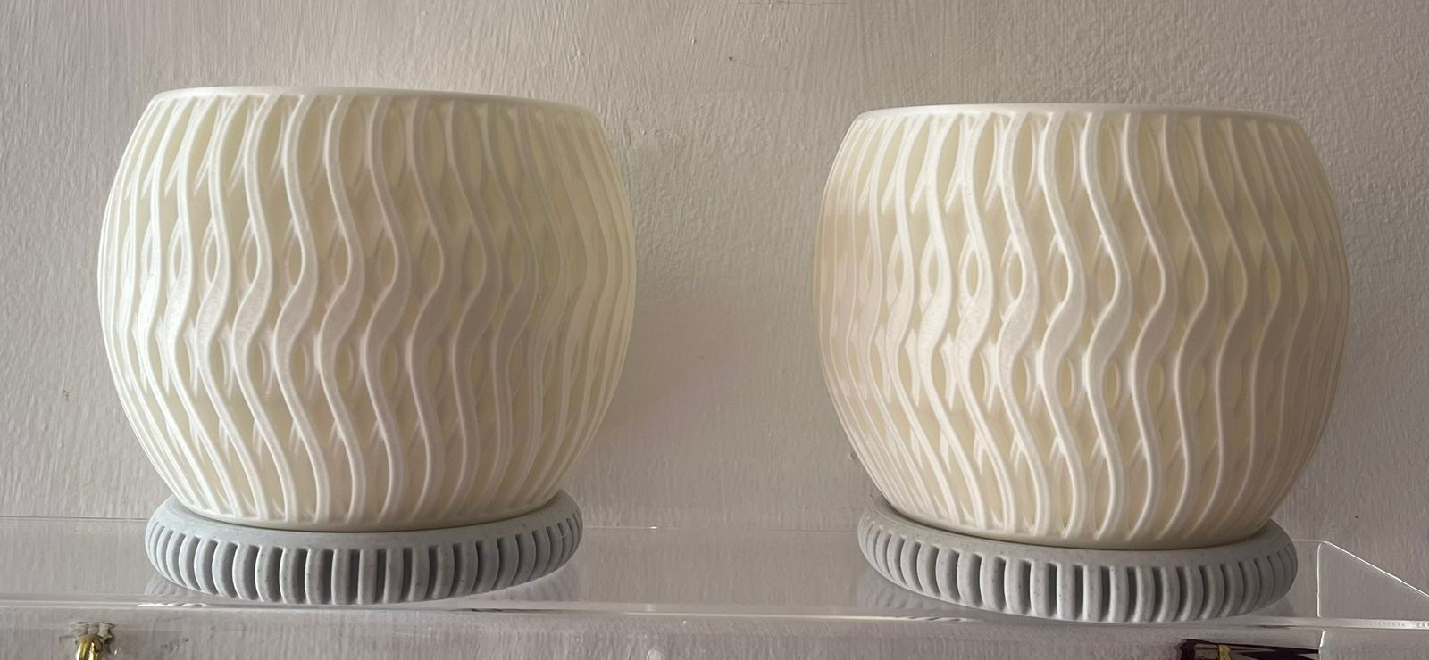 Maceta Decorativa Blanca