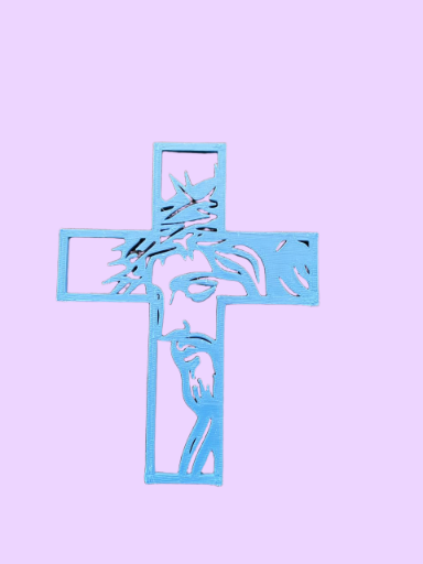 Cruz con imagen de Cristo