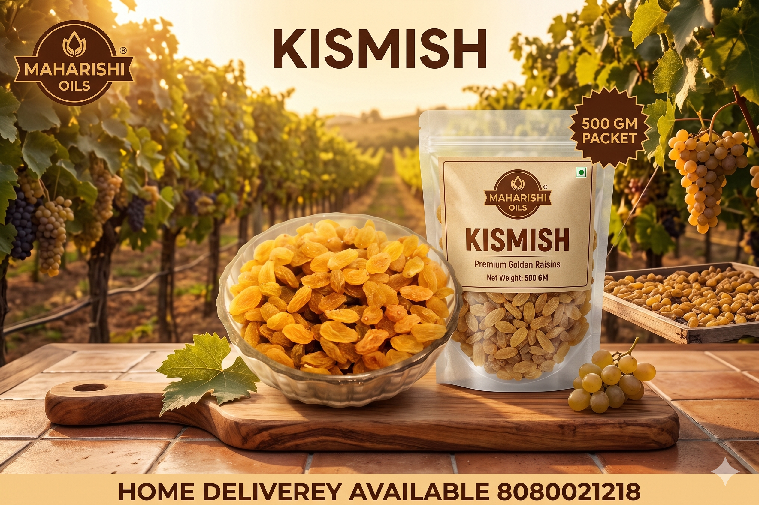 Kismish - Premium Golden Raisins