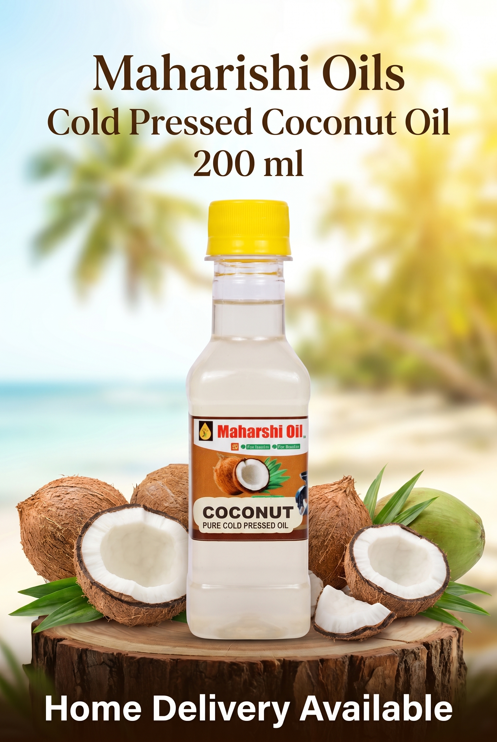 Cold Pressed Coconut Oil 200 ml