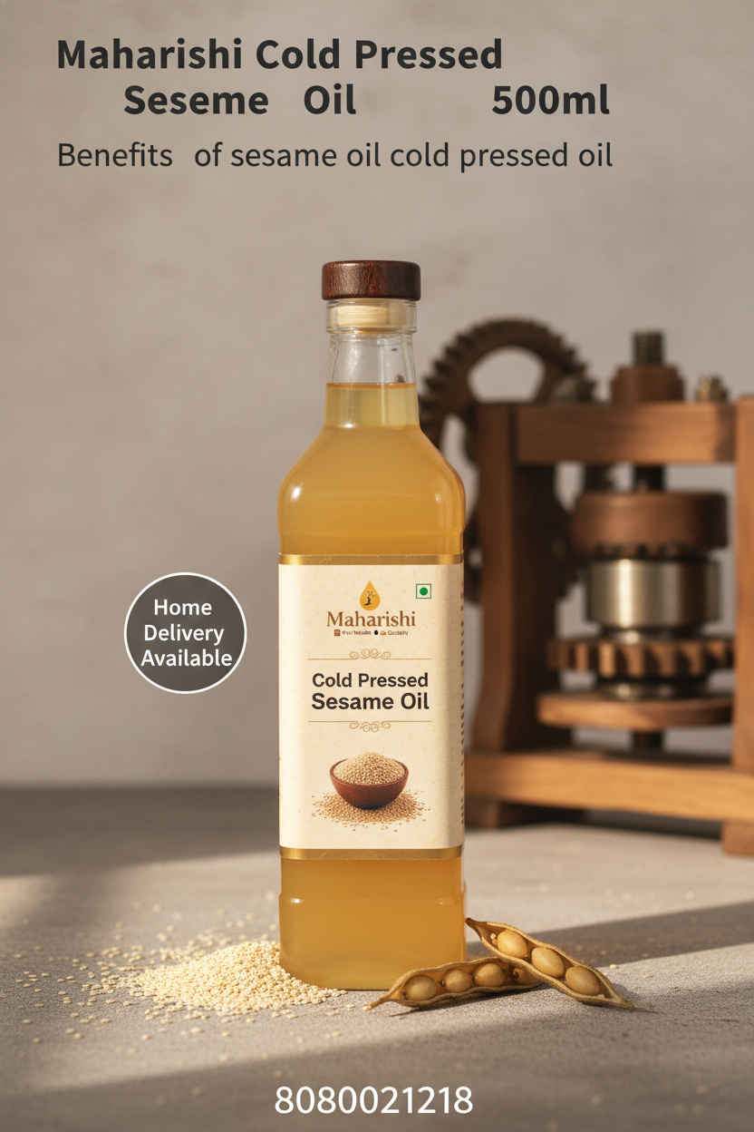 Maharishi Cold Pressed Sesame Oil 500ml