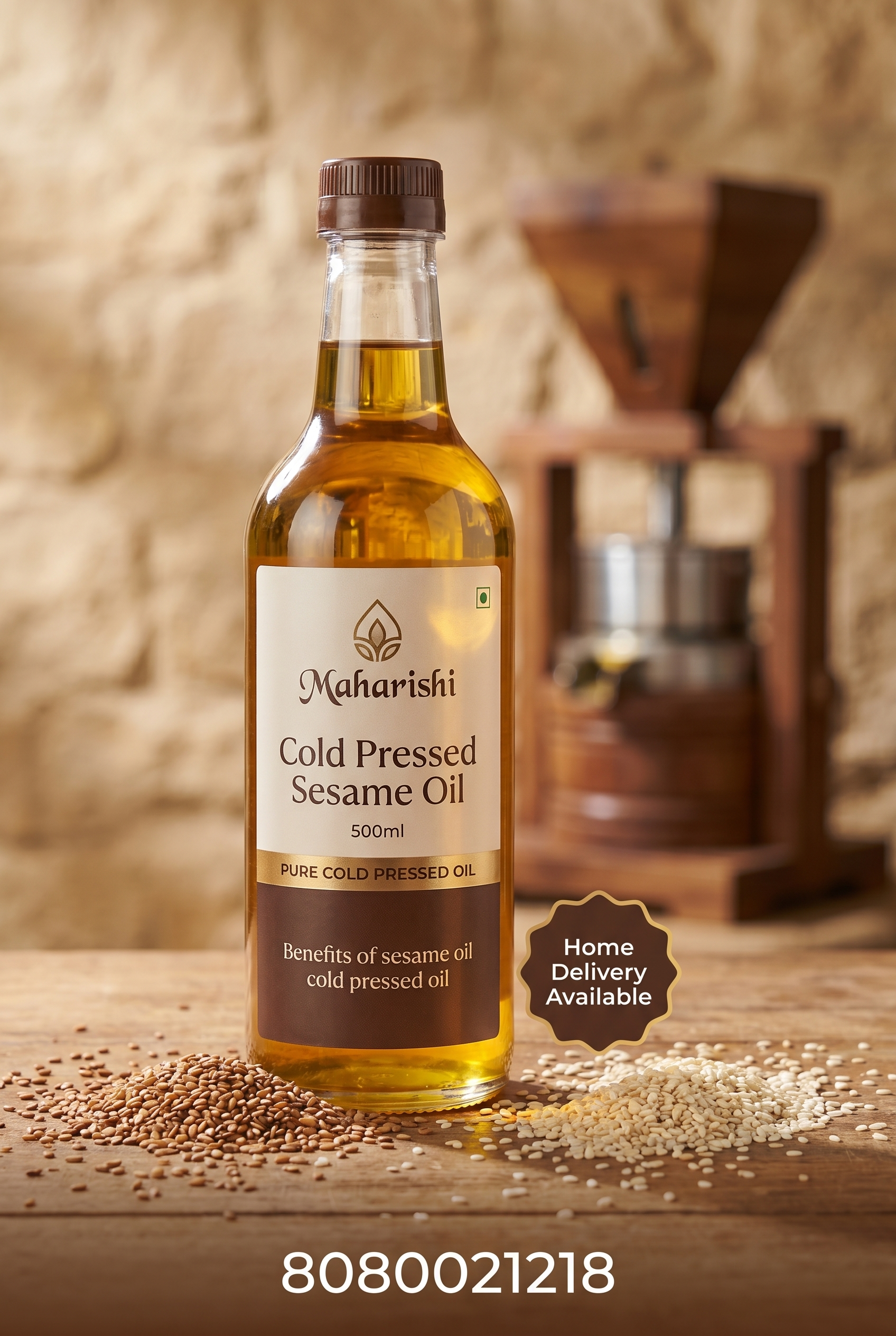 Maharishi Cold Pressed Sesame Oil 200 ml