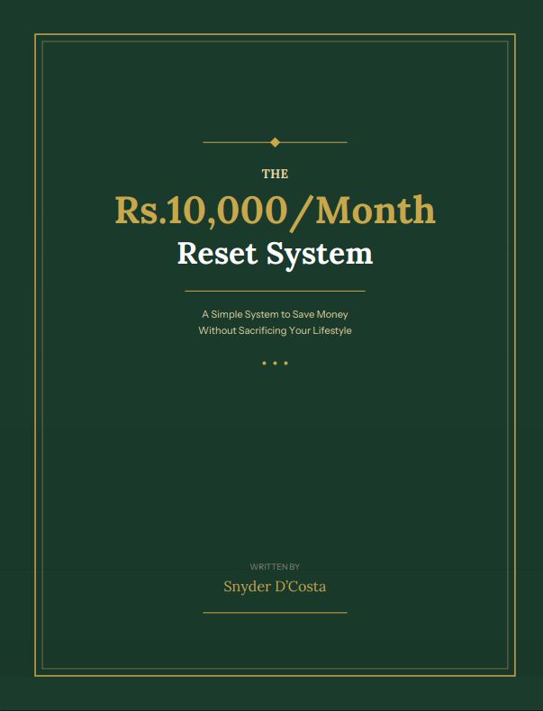 Rs.10,000/Month Saving Guide 