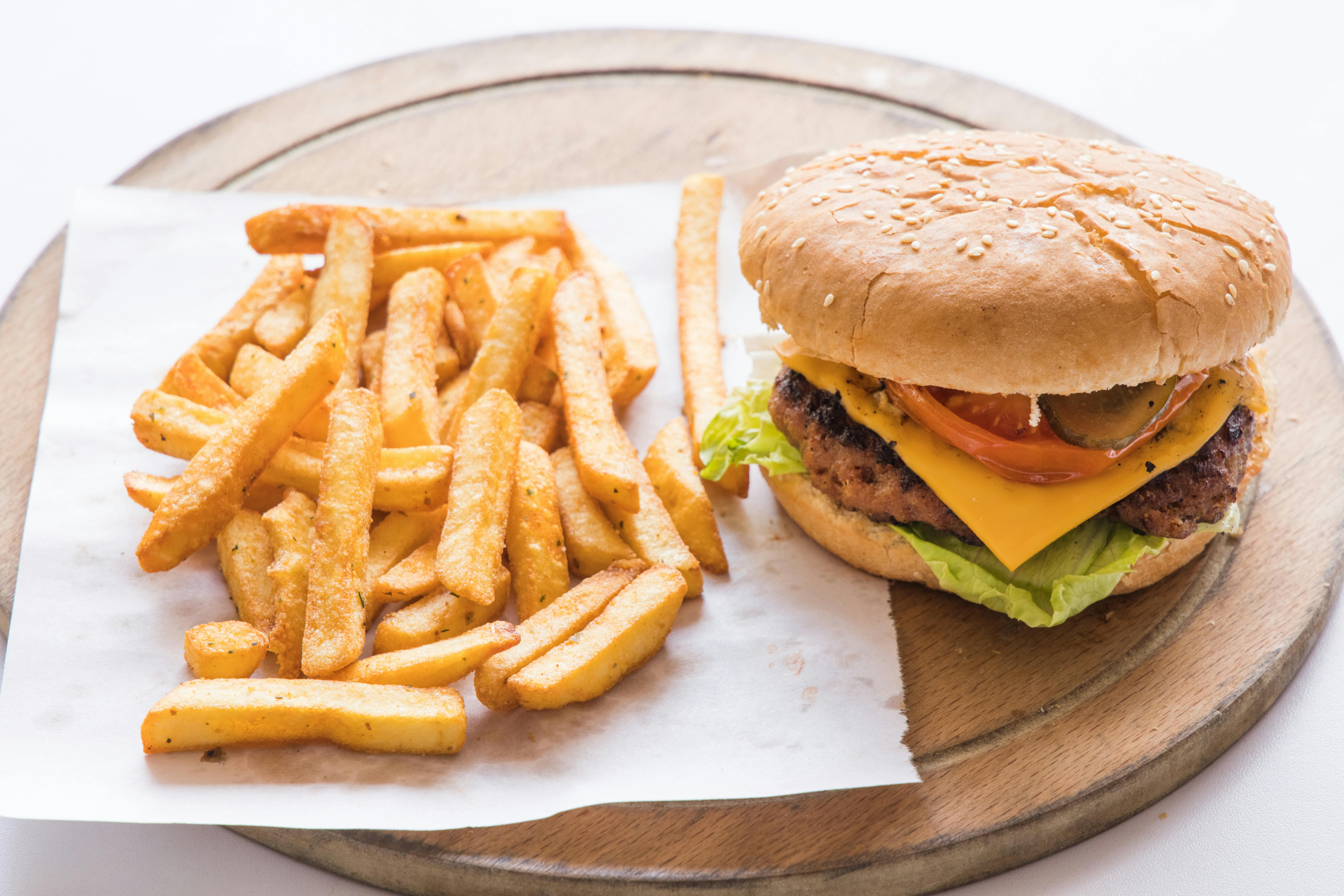 Burger with Fries