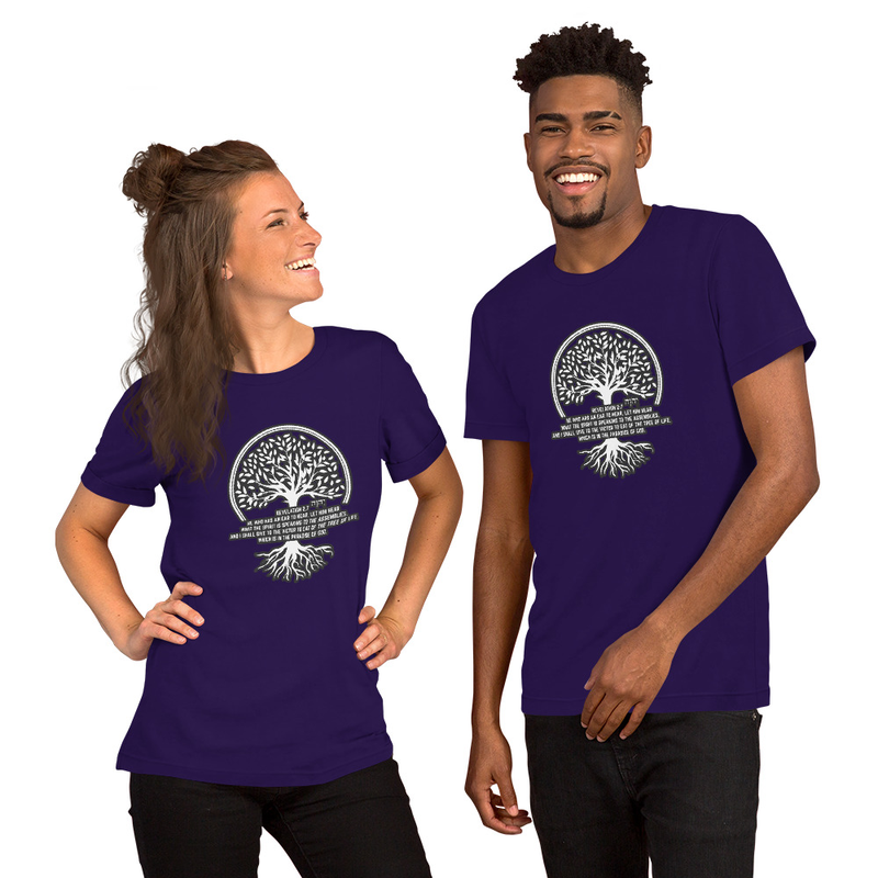 Tree of Life – Revelation 2:7 T-Shirt (Unisex t-shirt)