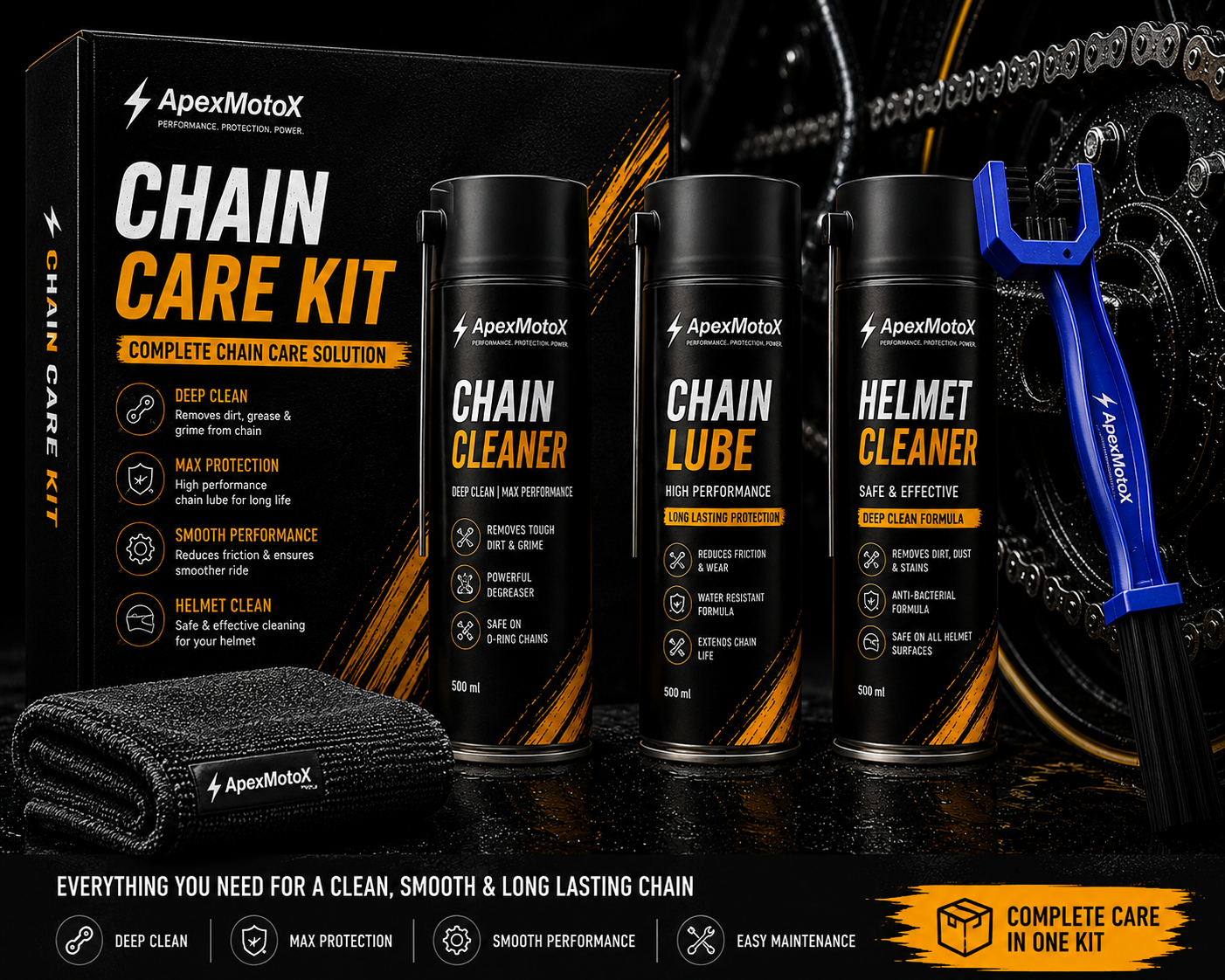 ApexMotoX Chain Care Kit