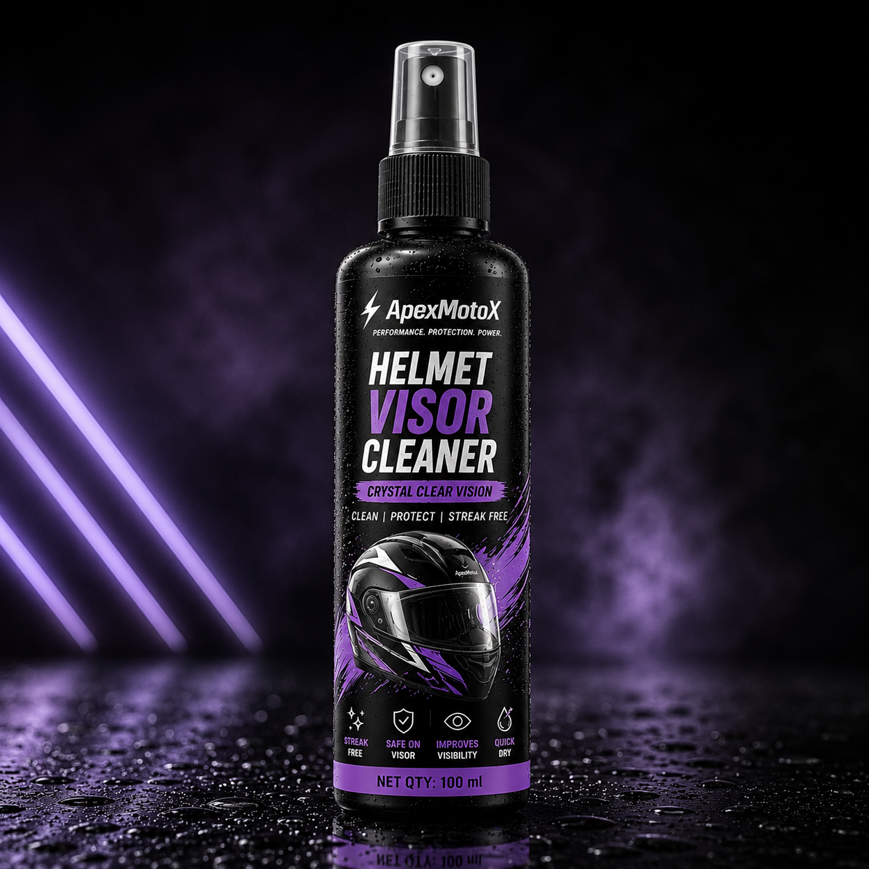 100ML Helmet Visor Cleaner