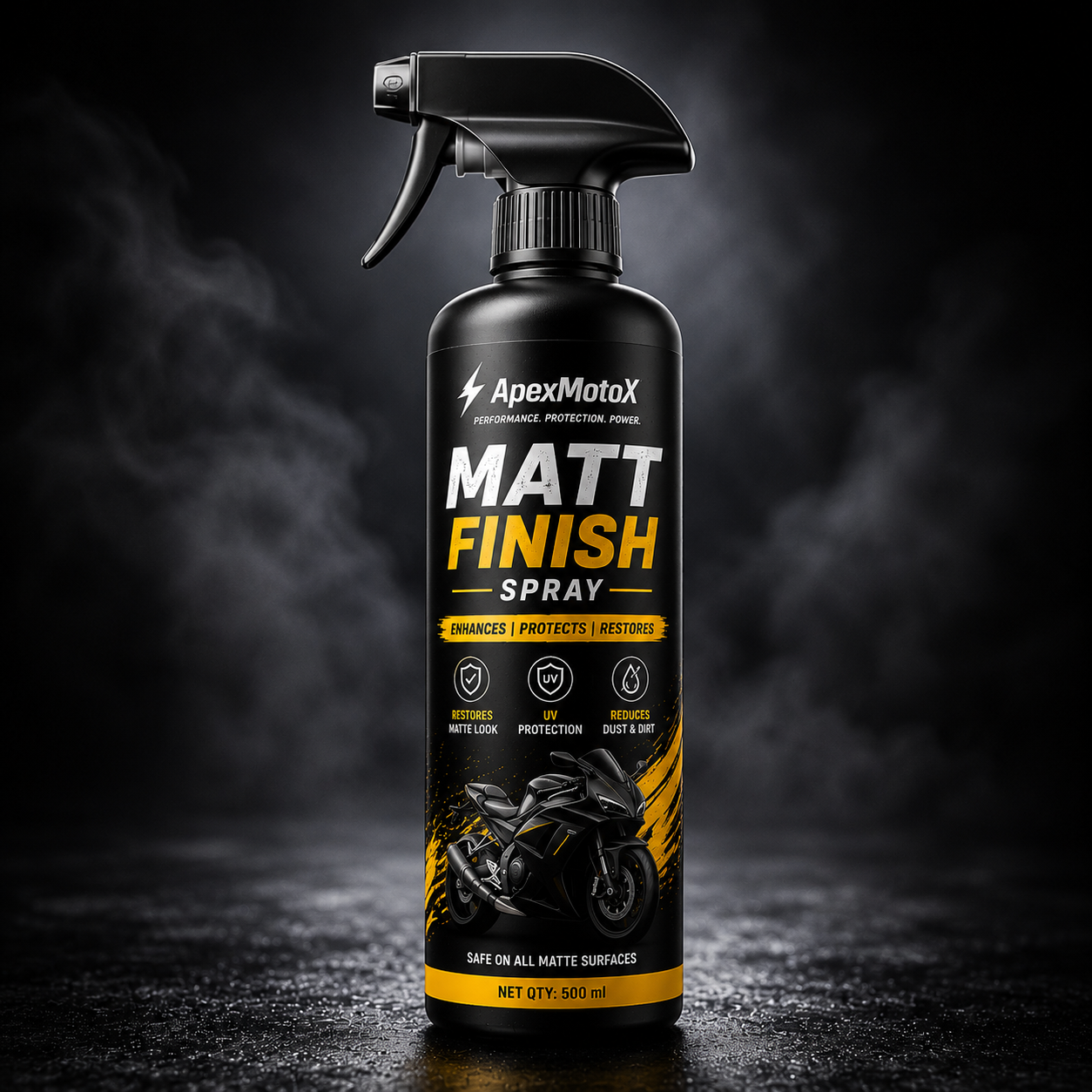 500Ml ApexMotoX Matt Finish Spray