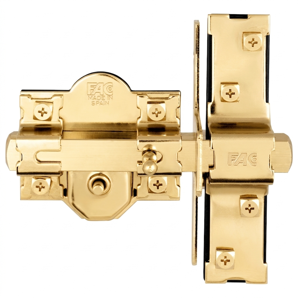 Cerrojo FAC 301R/80 con cadena retenedora incluida
