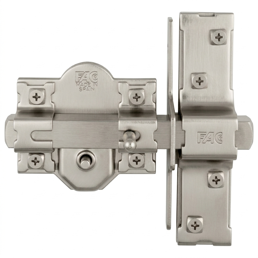 Cerrojo FAC 301R/80 con cadena retenedora incluida