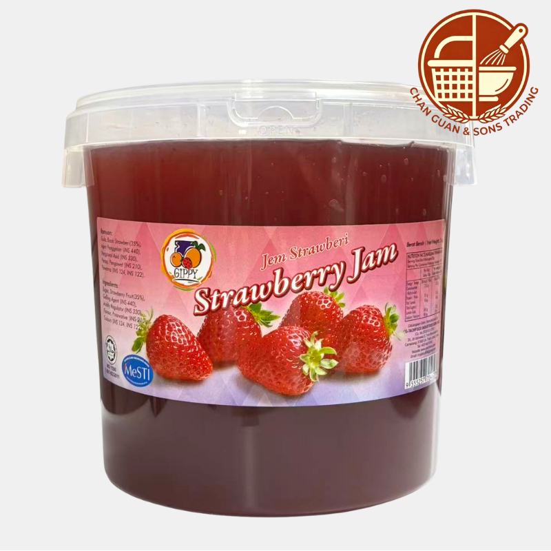 GIPPY Strawberry Jam 3KG/ Jem Strawberi