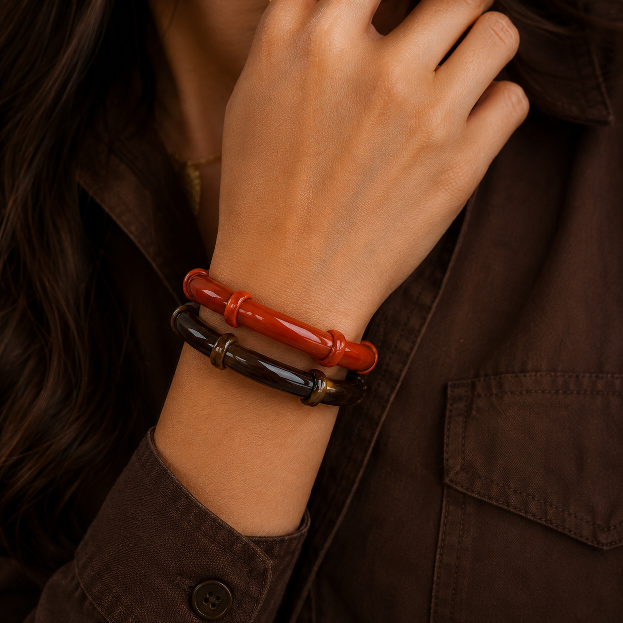 Pulseiras de Resina Coloridas