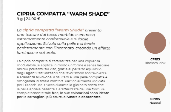Cipria Compatta Warm Shade
