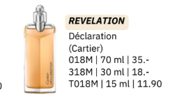 Déclaration - Cartier