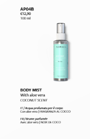Body Mist con Aloe Vera