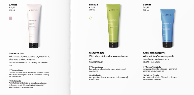 Gel Doccia con Olio di Macadamia