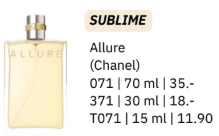 Allure Eau de Toilette 70 ml