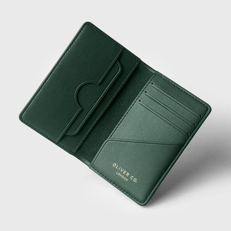 Classic Green Card Holder Set