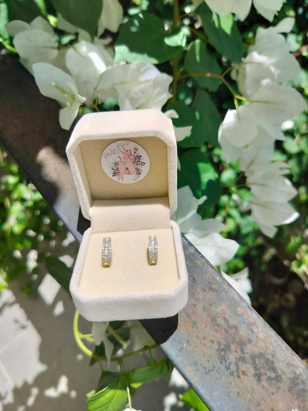 Crystal Loop Earring Diamonds