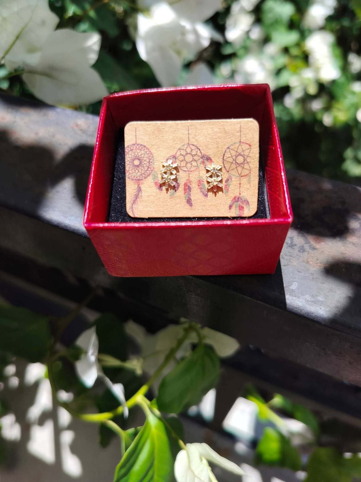 Myrtle Flower Earring Diamonds