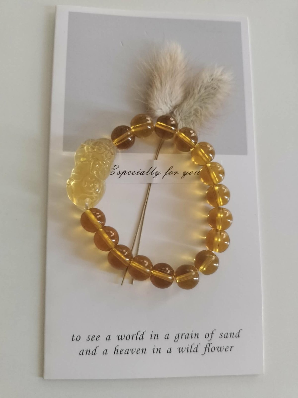 Citrine with Pixiu Bracelet