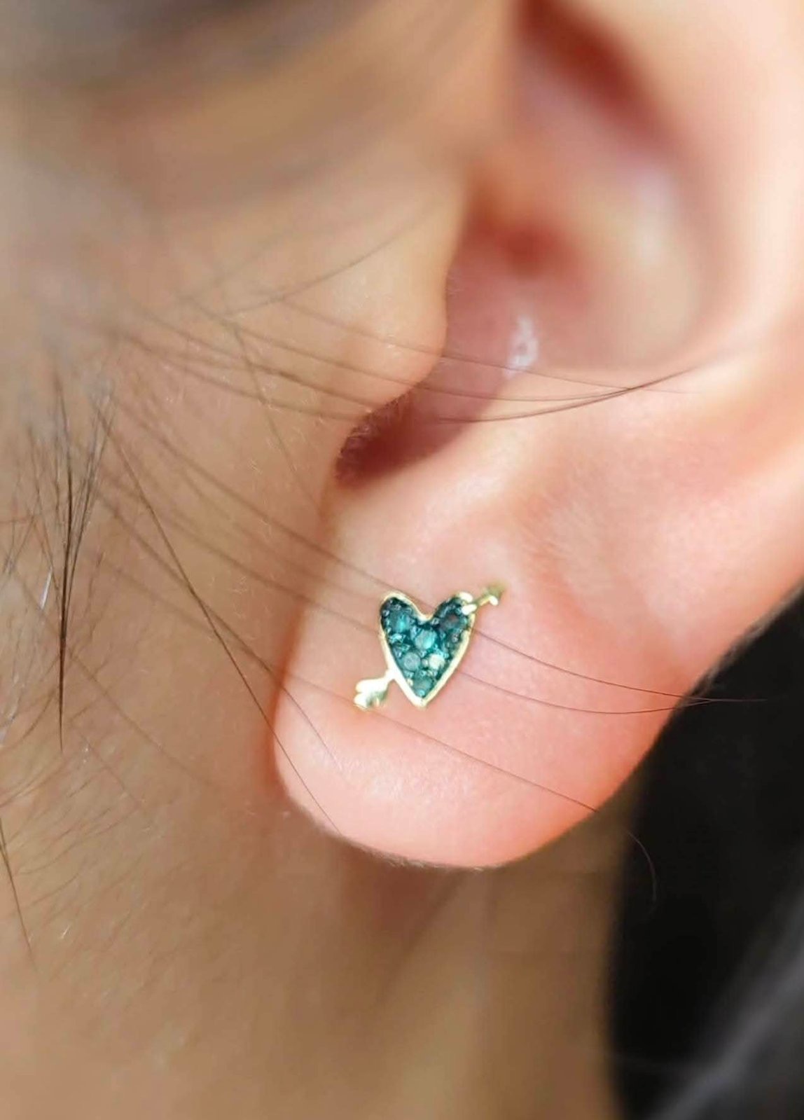 Cupid Blue Heart Diamonds