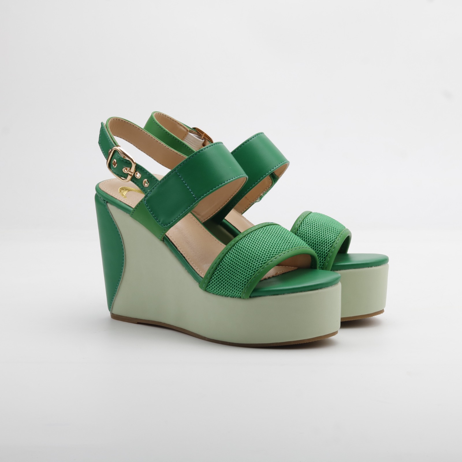 wholesale spring 2027 roy green   Platform Wedge Sandals in stock 12 pairs in a box