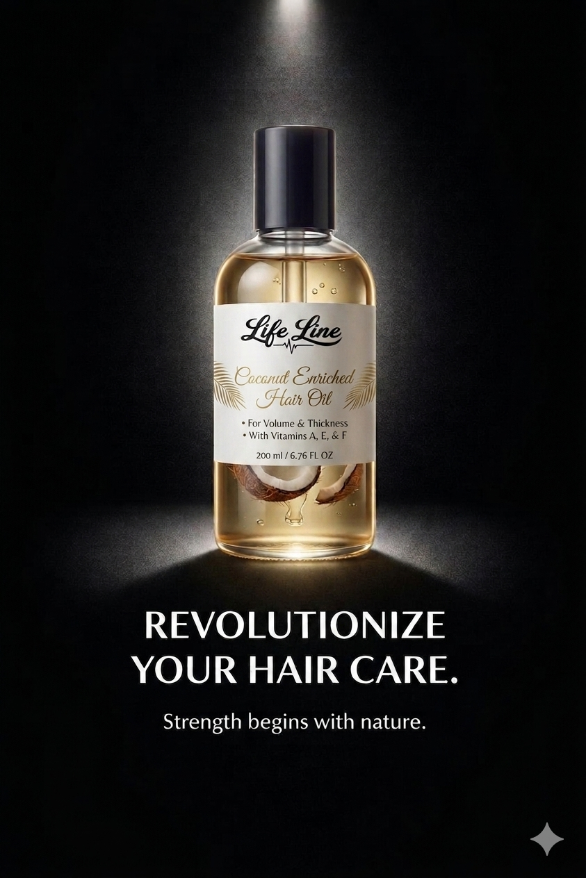 Life Line Coconut Enriched Hair Oil