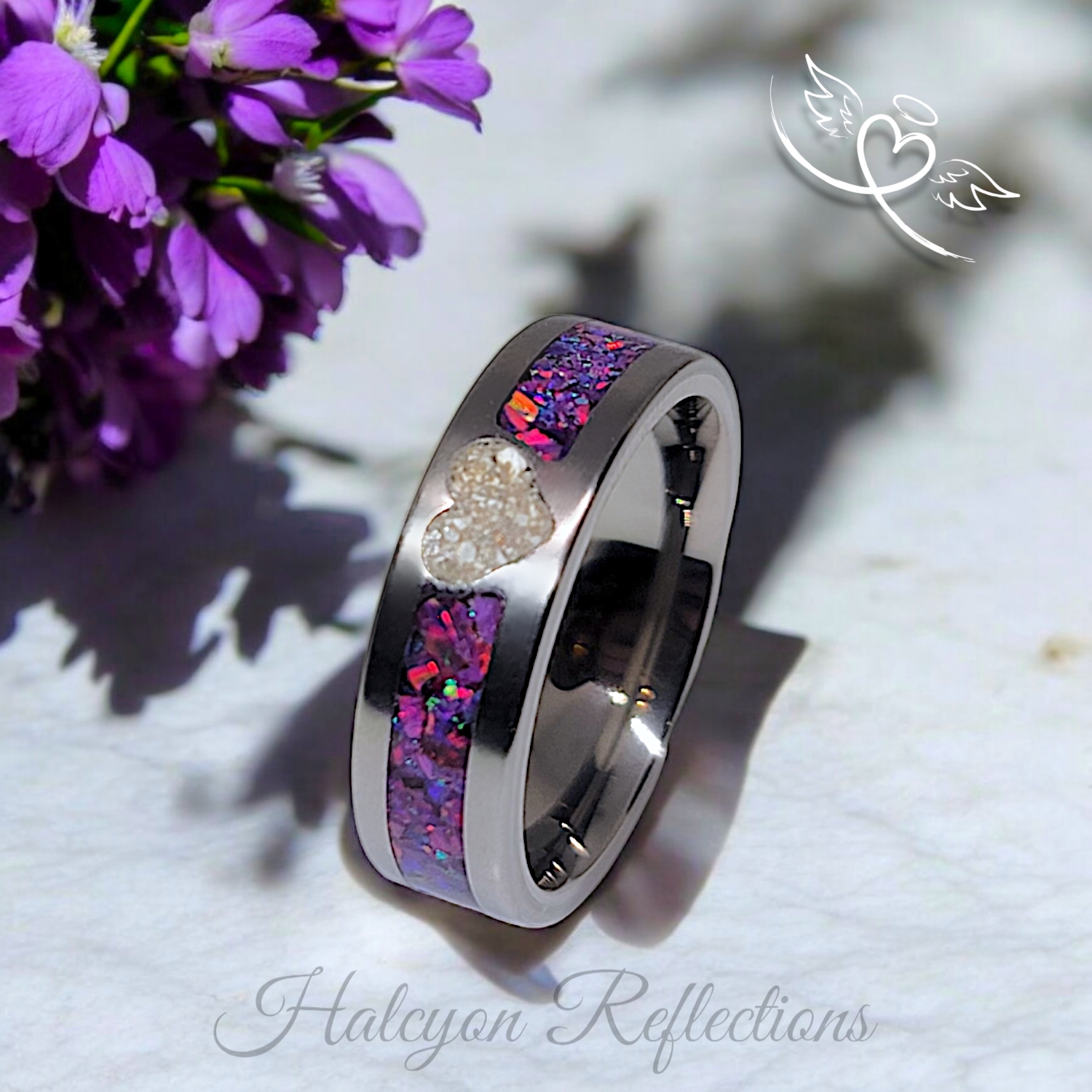 Always In My Heart Memorial Ring