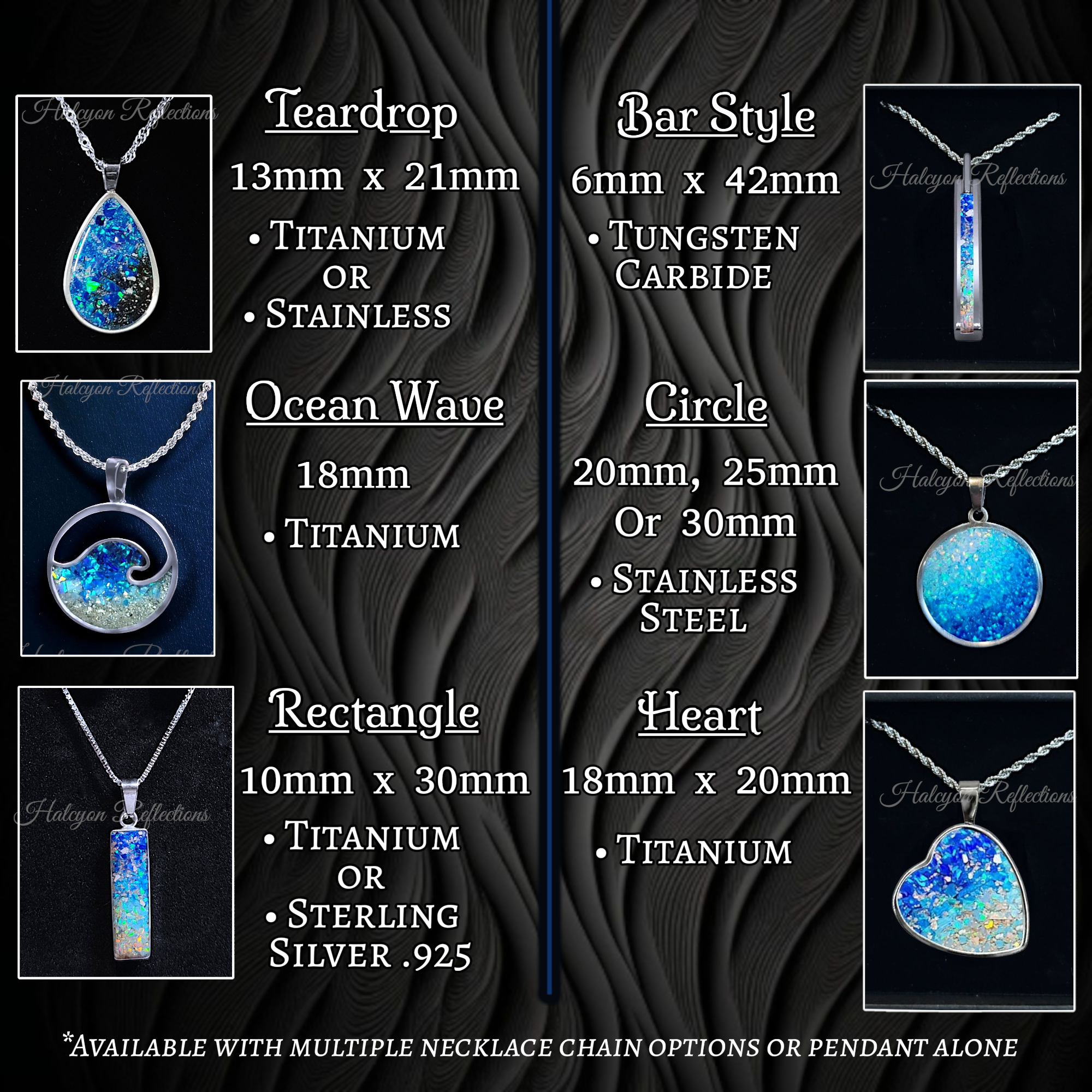 Custom Design Memorial Pendant