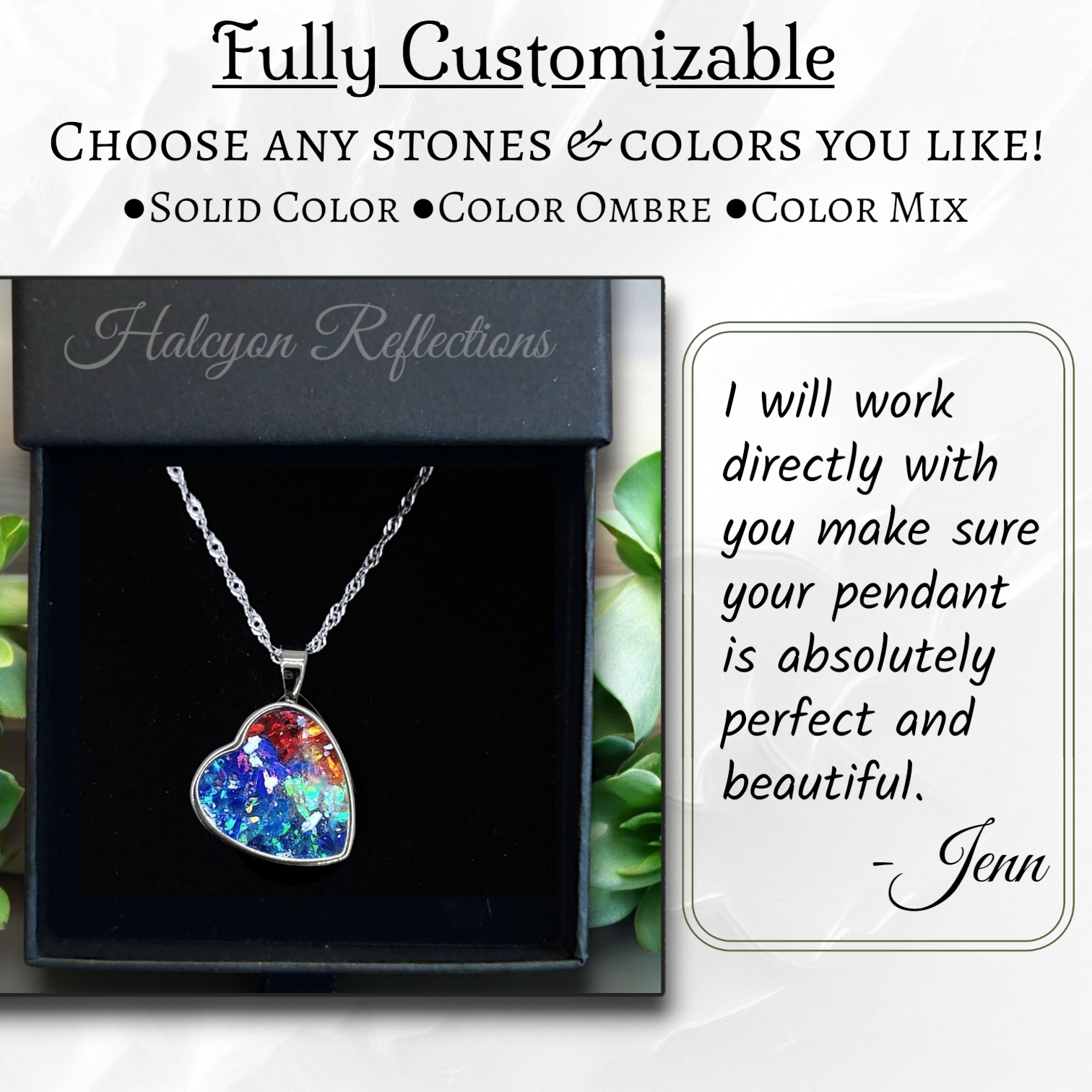 Custom Design Memorial Pendant