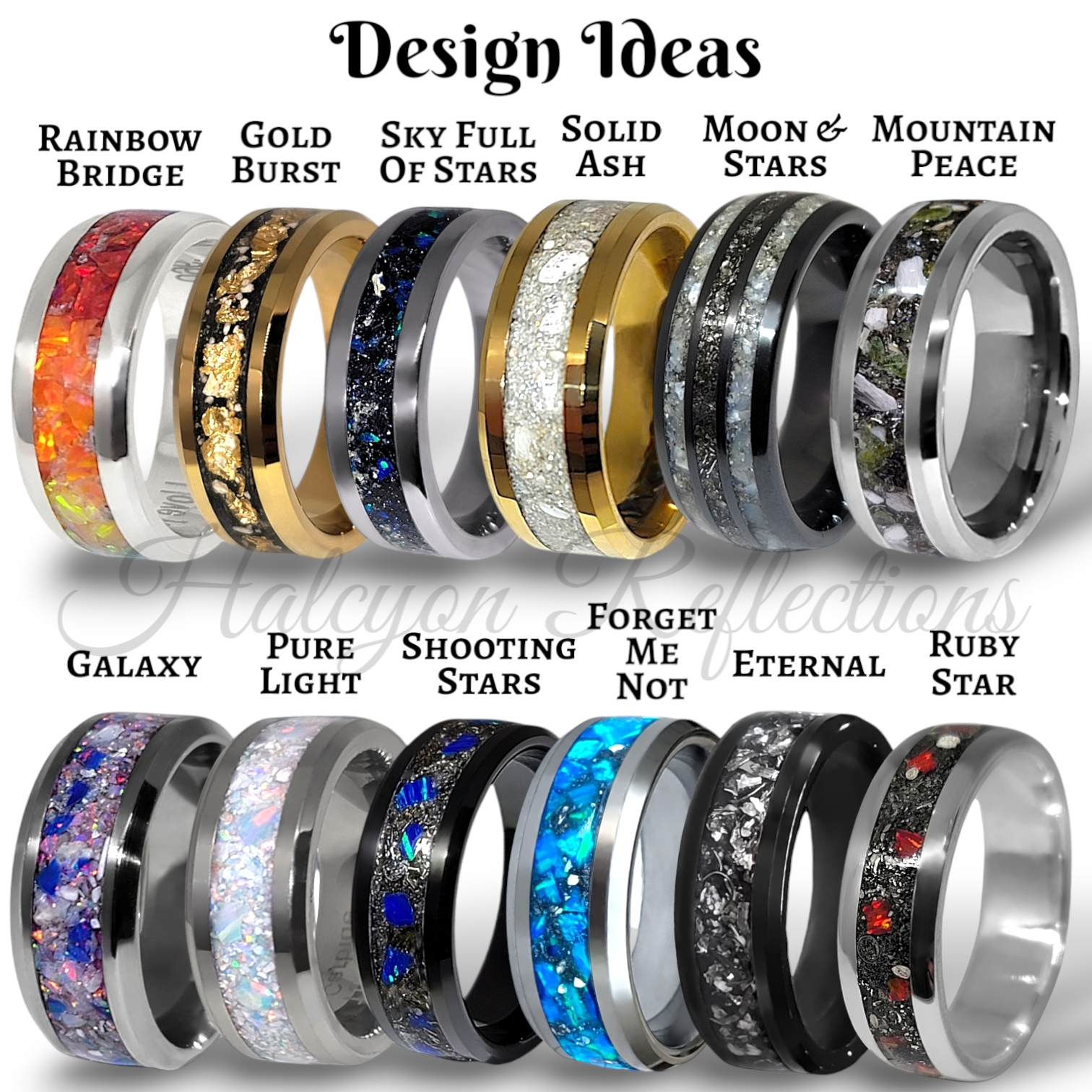 Custom Design Memorial Ring