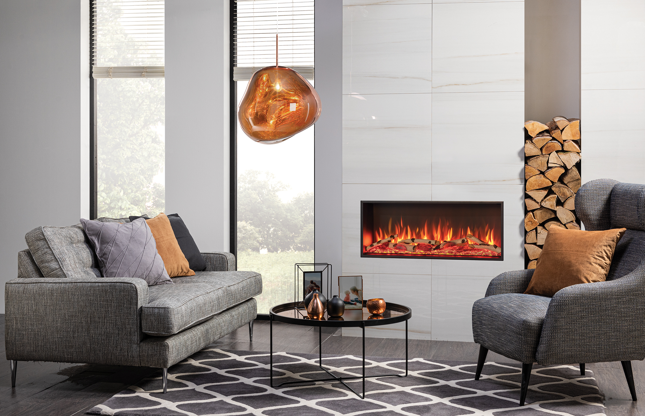 Gazco eStudio 85R Inset Media Wall Fire
