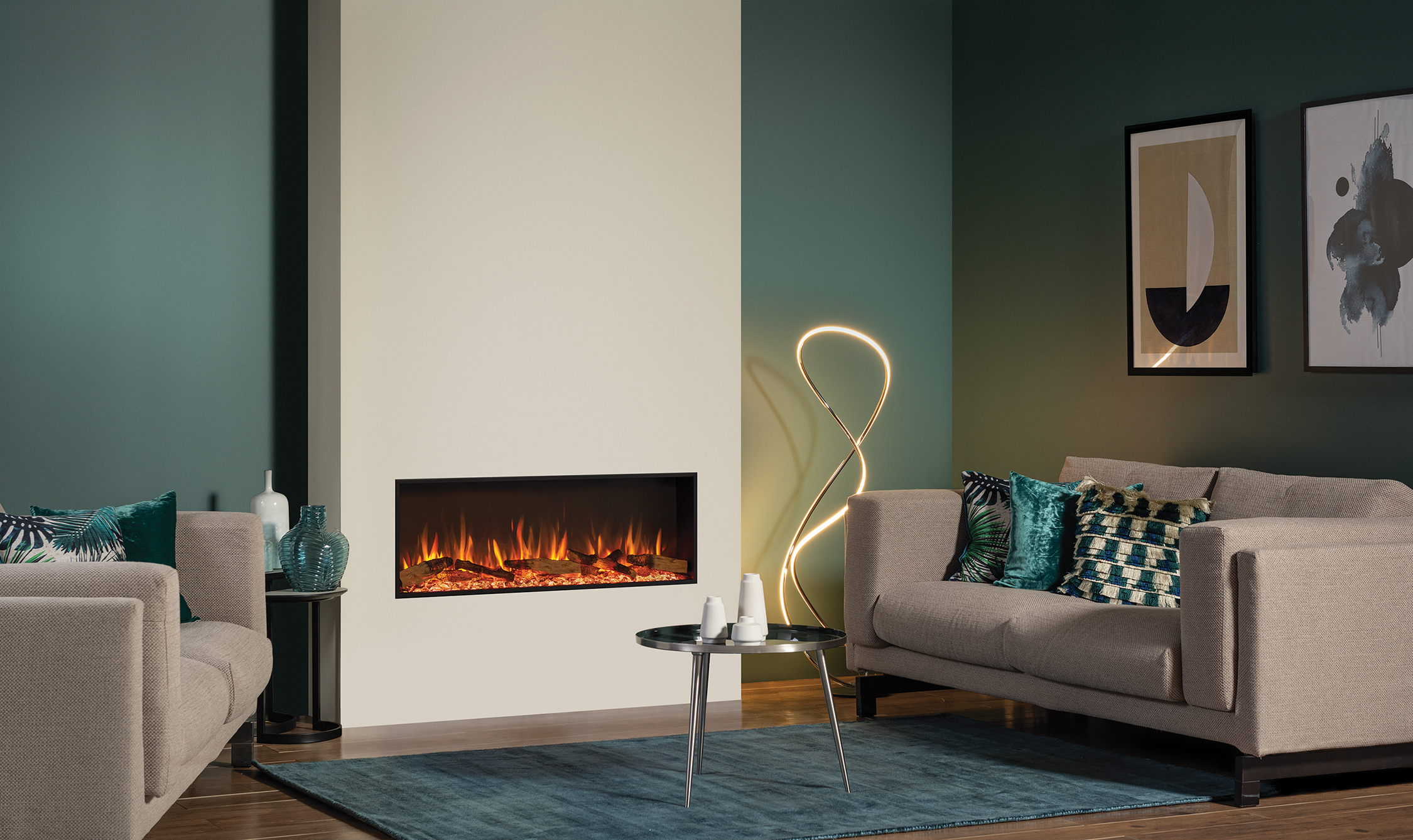 Gazco eStudio 105R Inset Media Wall Fire