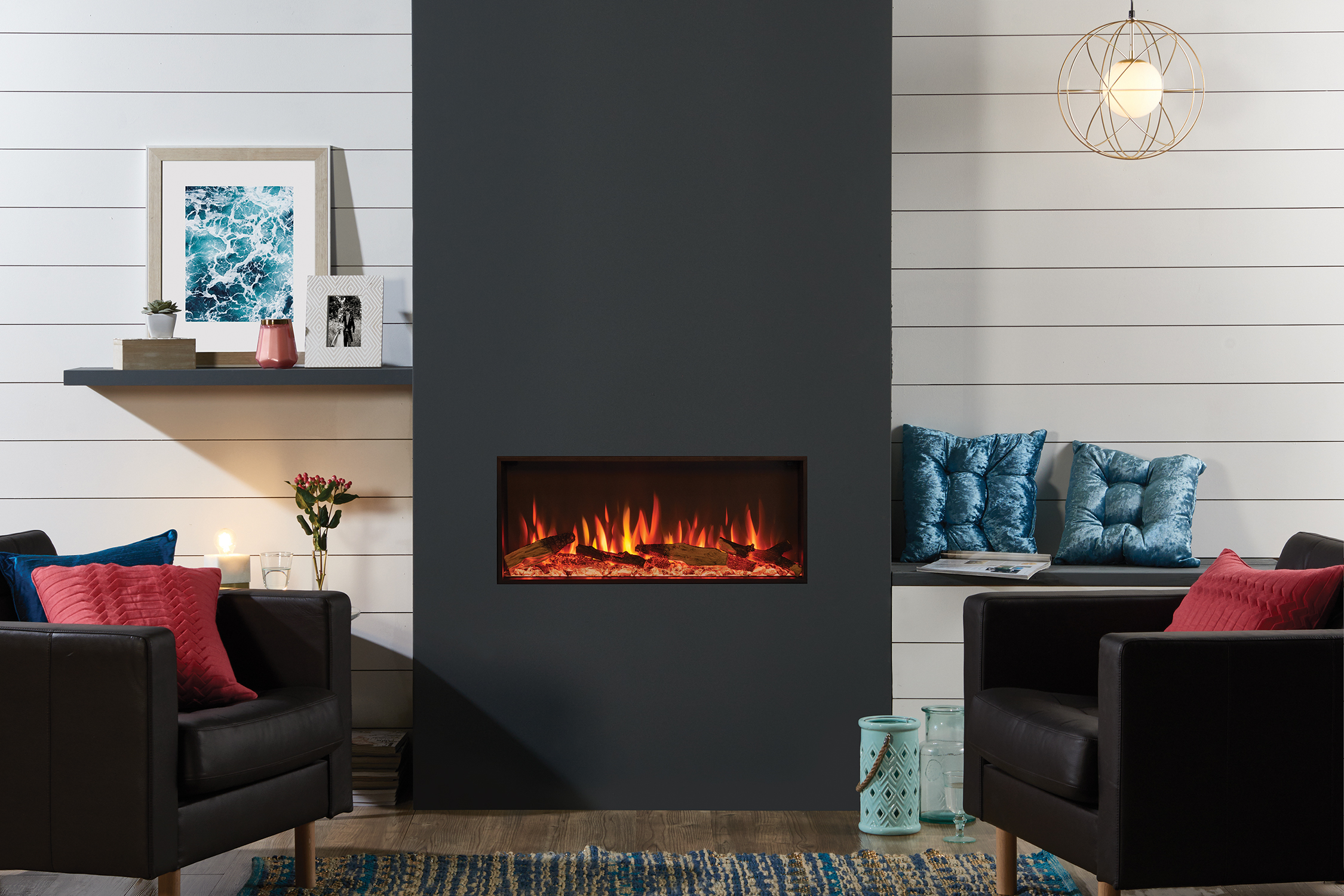 Gazco eStudio 85R Inset Media Wall Fire